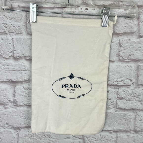 Prada Handbags - Prada White Dust Bag
